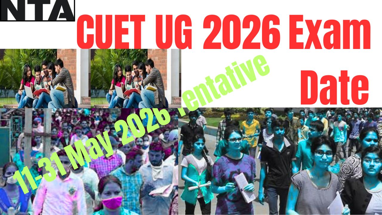 Date Of Examination OF CUET Undergraduate Programmes 2026