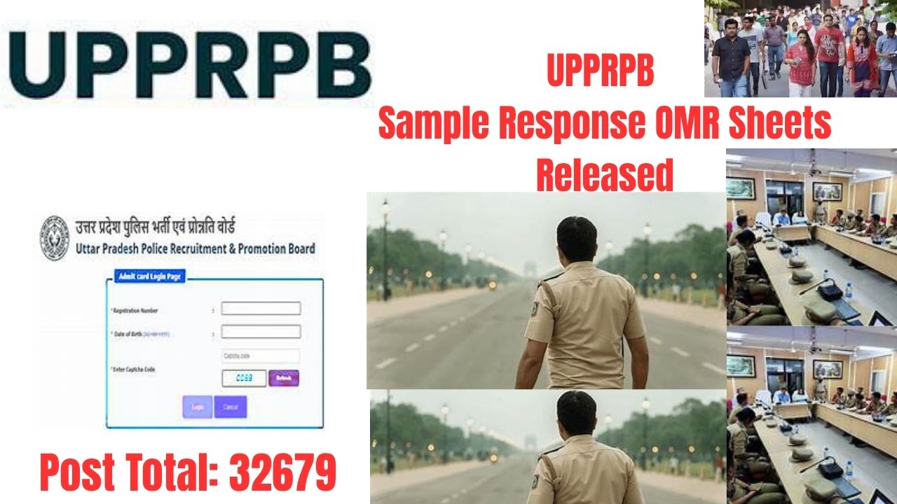 UPPRPB Constable OMR Response Sheets Released Download