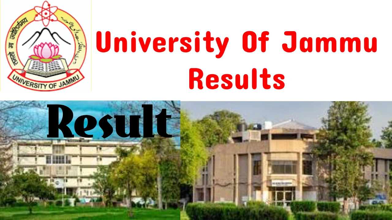 Result Of Jammu University Students Can Check & Download