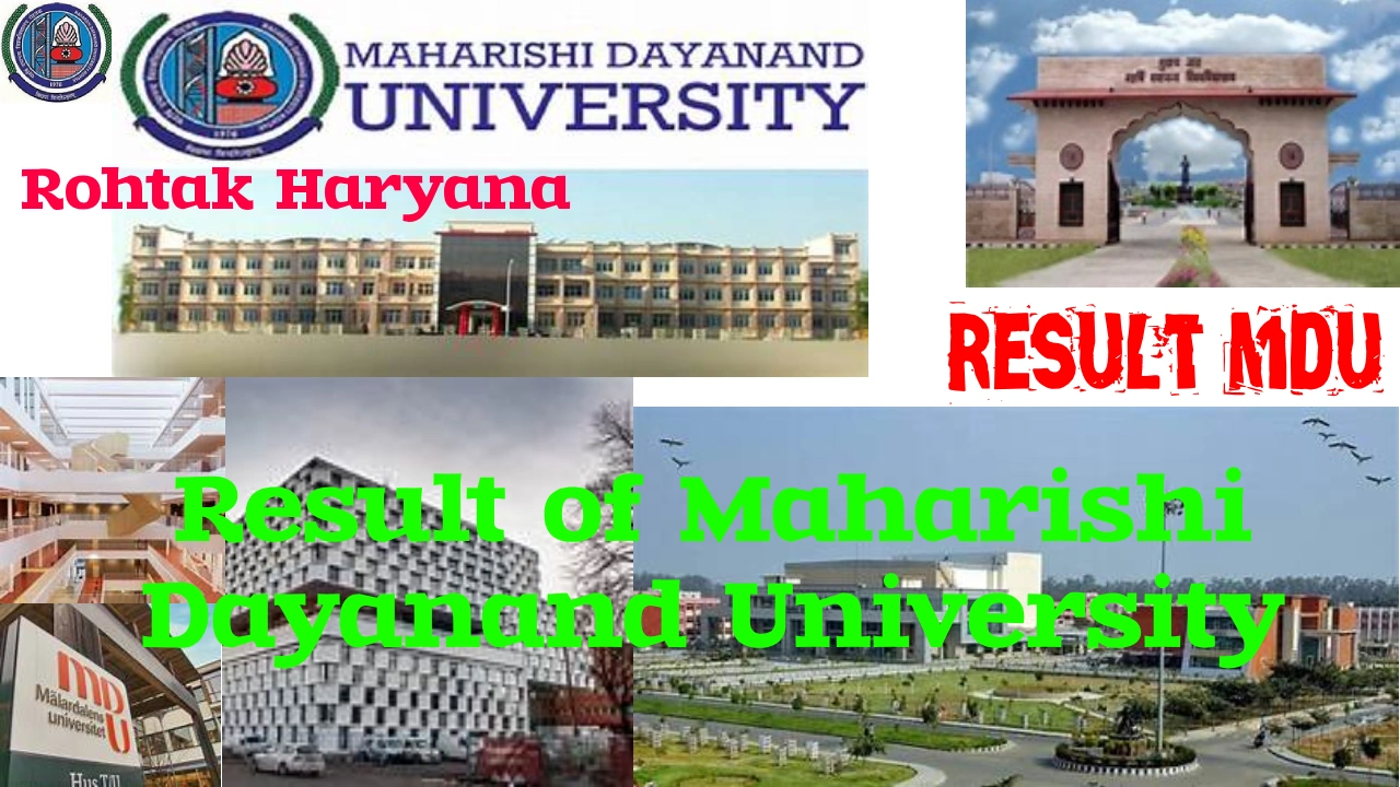 Result of Maharishi Dayanand University Check & Download