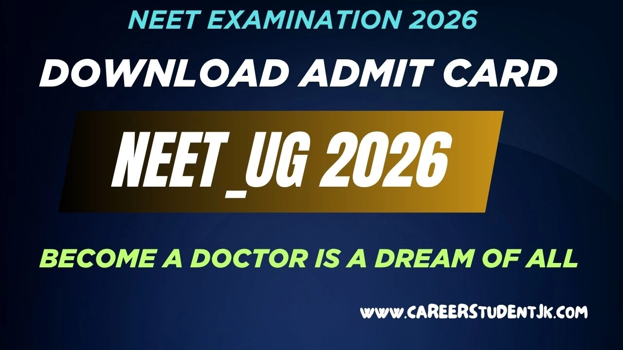 National Testing Agency NEET(UG) Admit Cards Download 2026