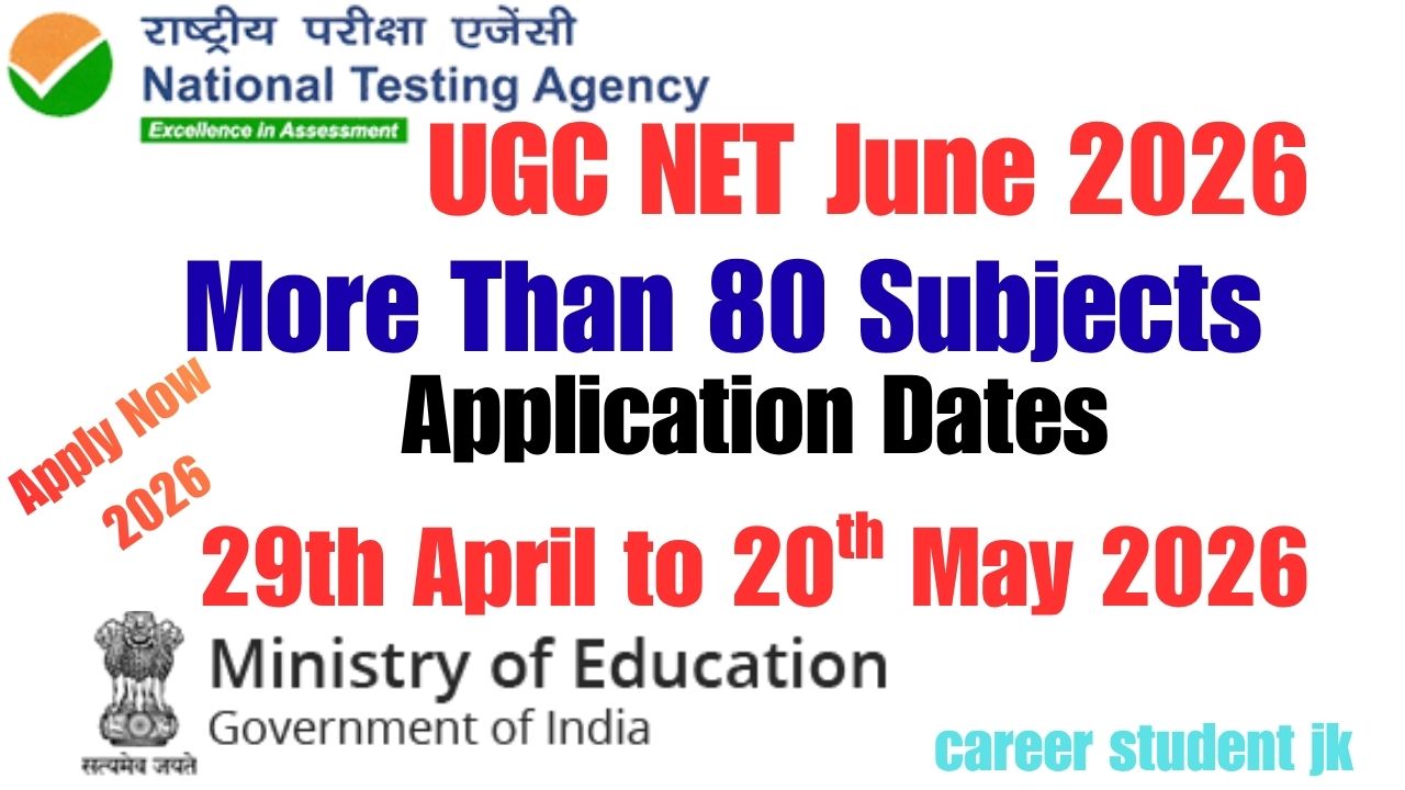 UGC NET 2026 June Examination Online Form Apply Now